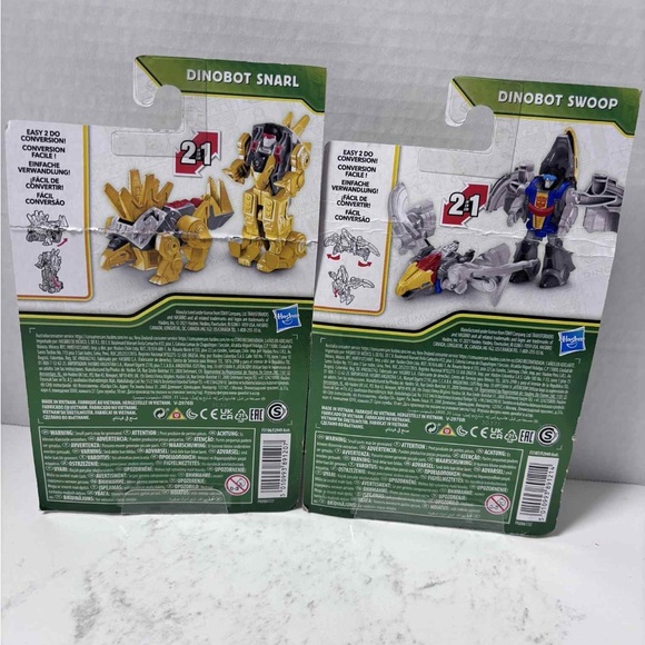 Transformers Dinobot Adventures Snarl And Swoop New - Picture 2 of 4
